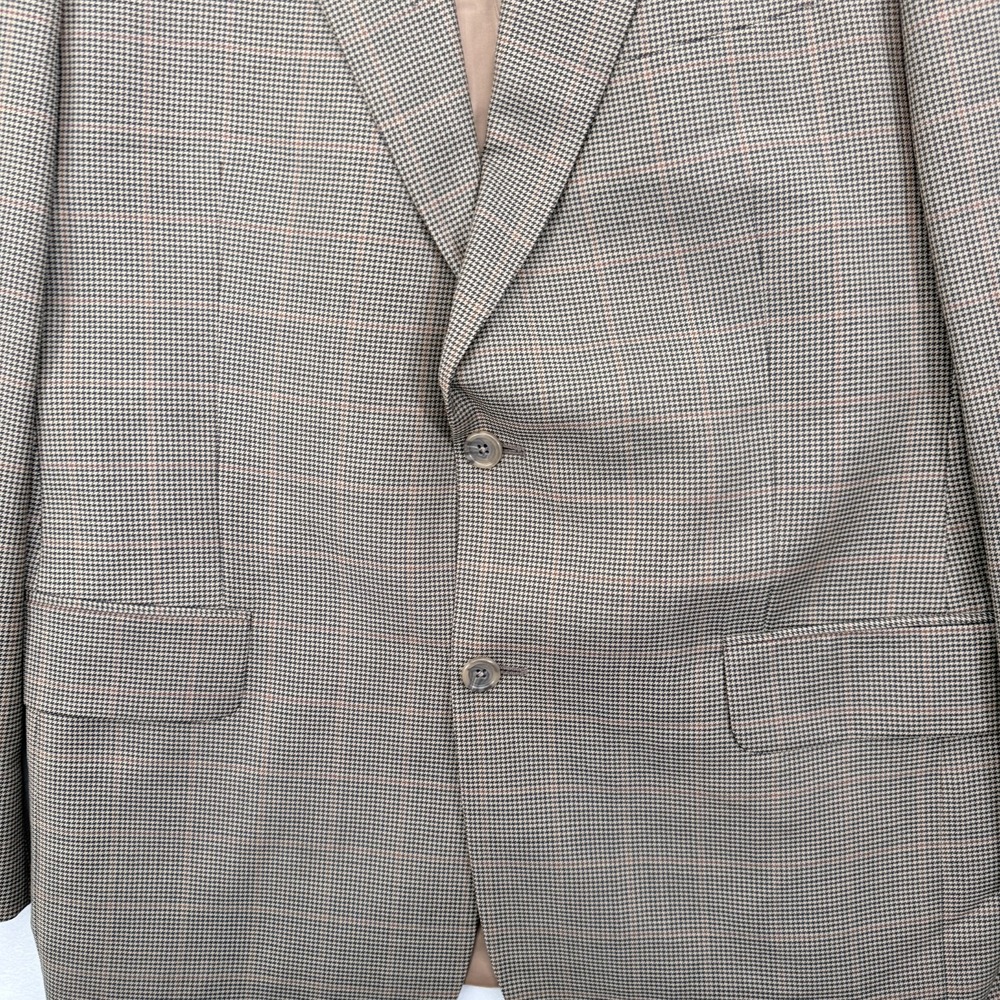 Ralph Lauren Sport Coat Dillards Mens 41R Gray Plaid Two Buttons Wool - Picture 13 of 16